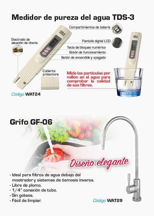 Accesorios Carbone Water Filter System